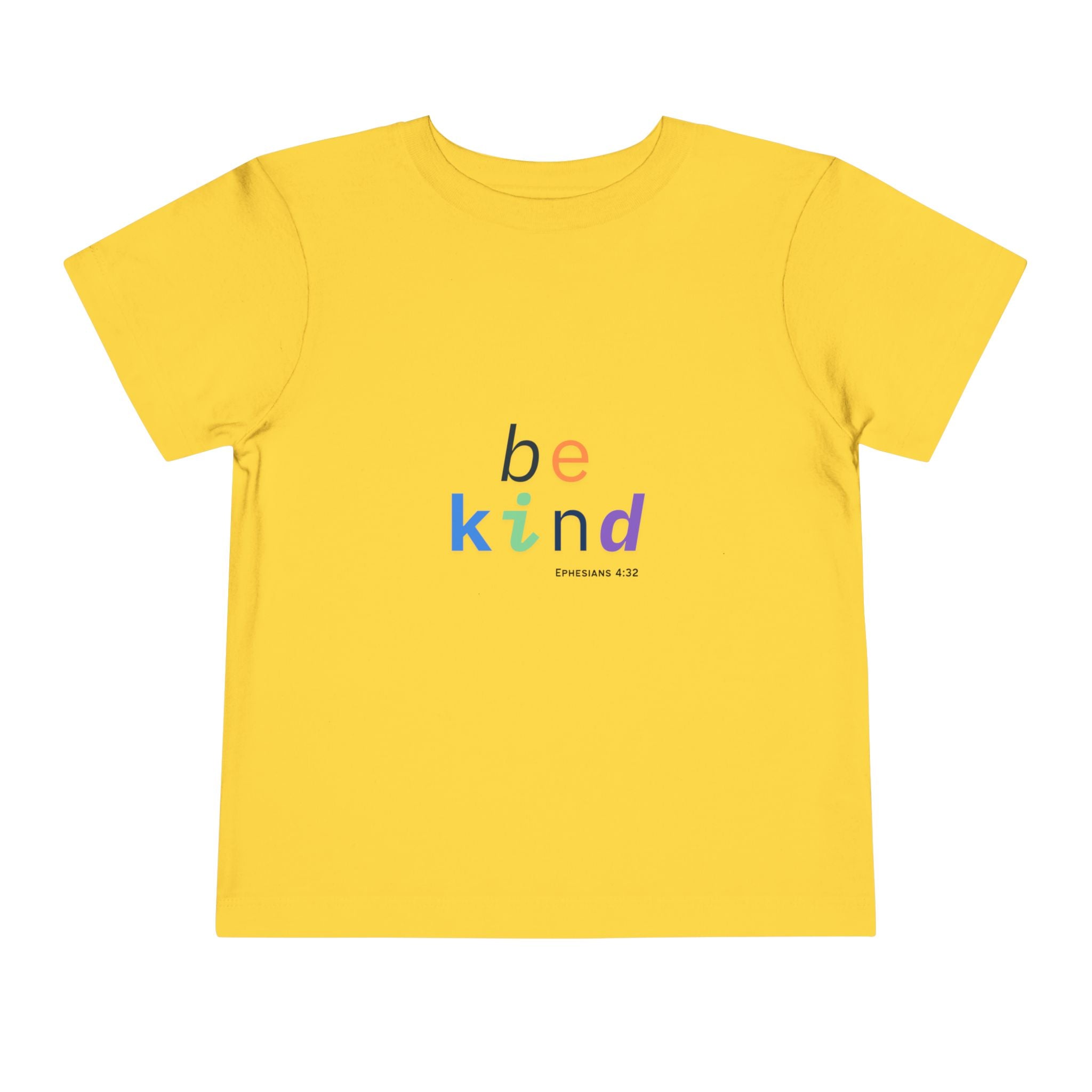 Be Kind Toddler Tee - Be Kind Short Sleeve Shirt, Christian Kids Apparel, Toddler Gift, Faith-Based Clothing, Encouraging Outfits