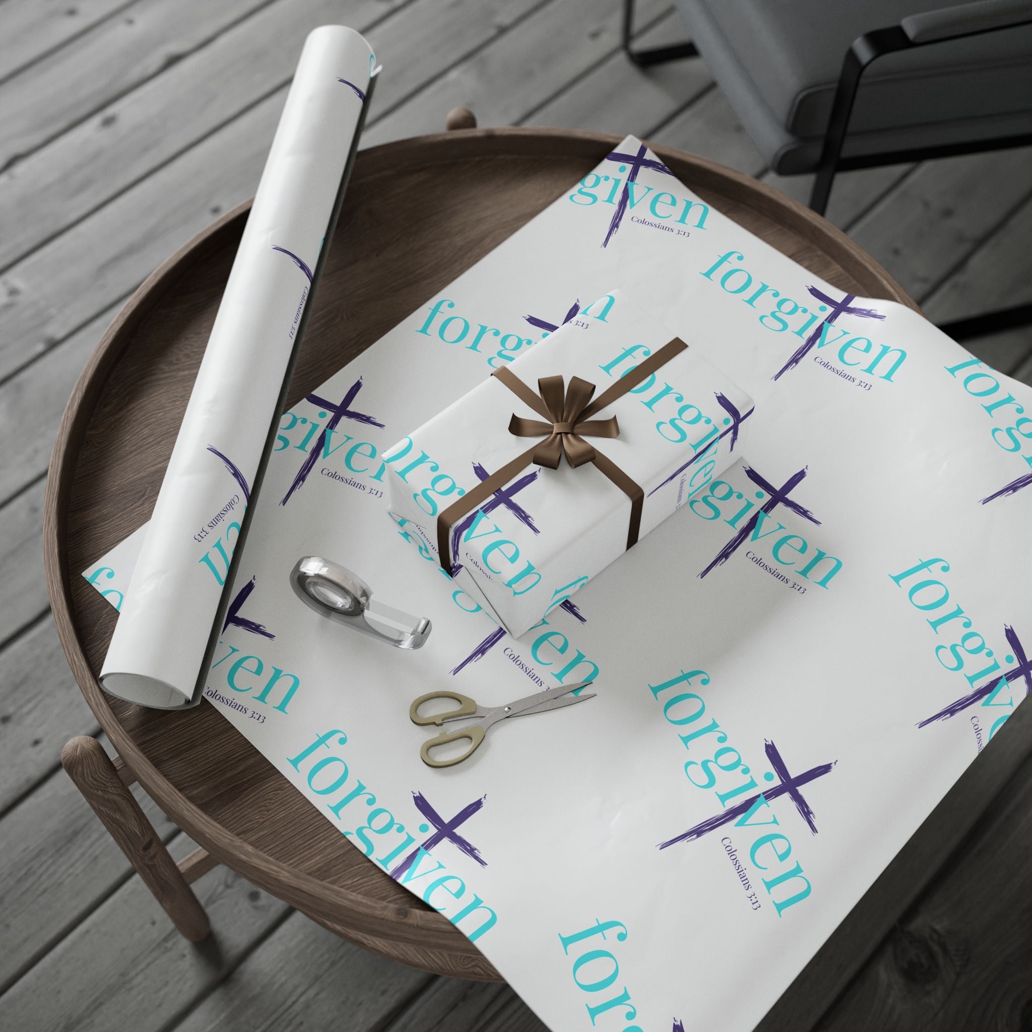 Faith-Inspired Wrapping Paper for Every Occasion, Gift Wrap for Baptism, Christening, Religious Celebrations, Easter, Christmas