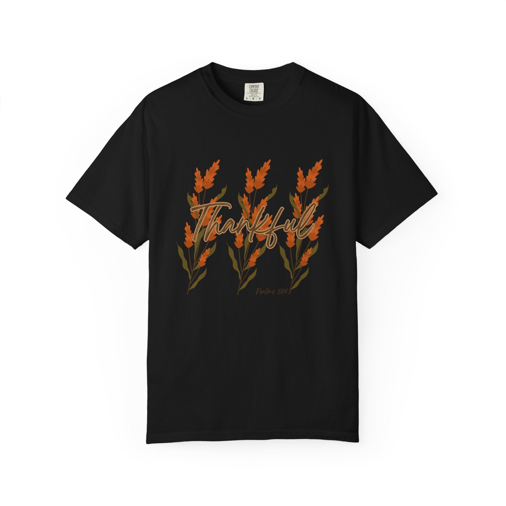 Thankful Fall T-Shirt, Unisex Garment-Dyed Tee, Gratitude Shirt, Fall Clothing, Nature Lover Gift