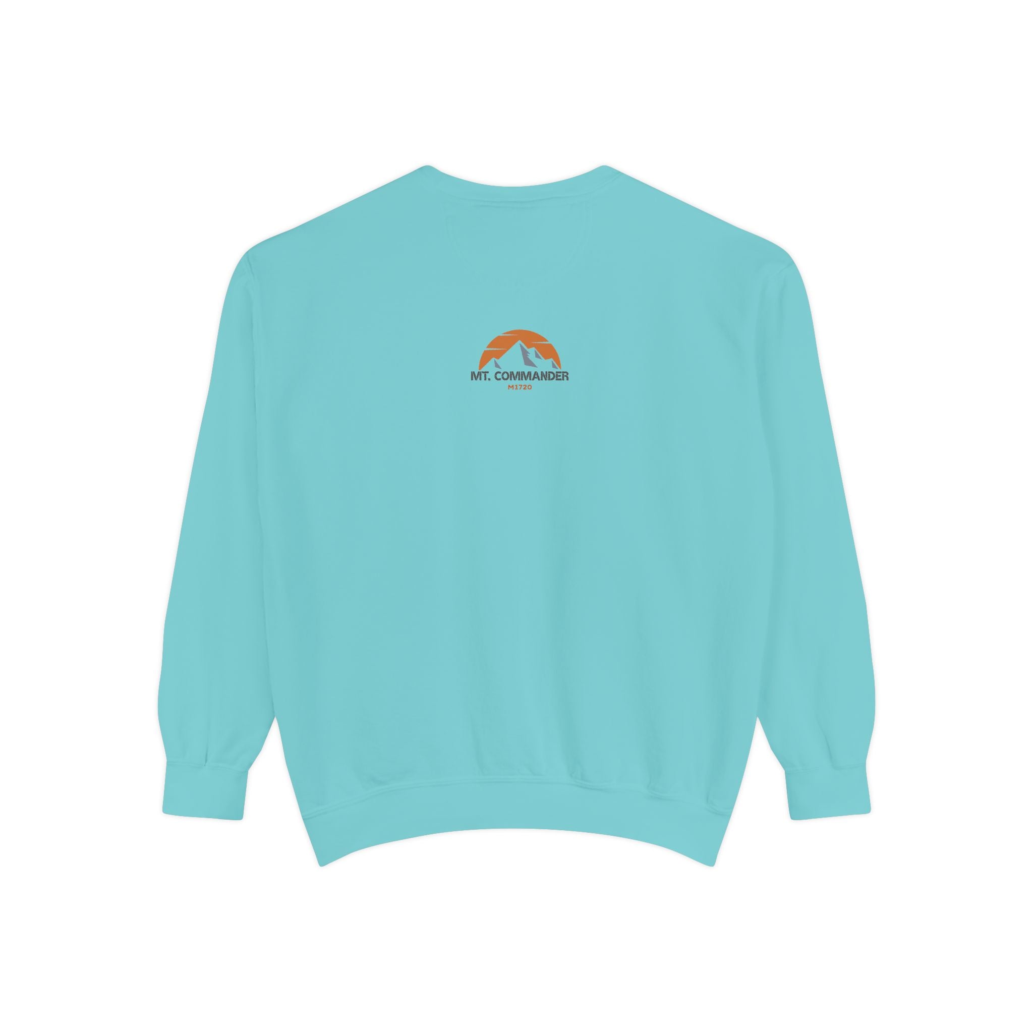 Women's Fall in love with Jesus Garment-Dyed Sweatshirt, Cozy Autumn Style, Seasonal Gift, Christian Sweatshirt, Thanksgiving Apparel, Pumpkin Design