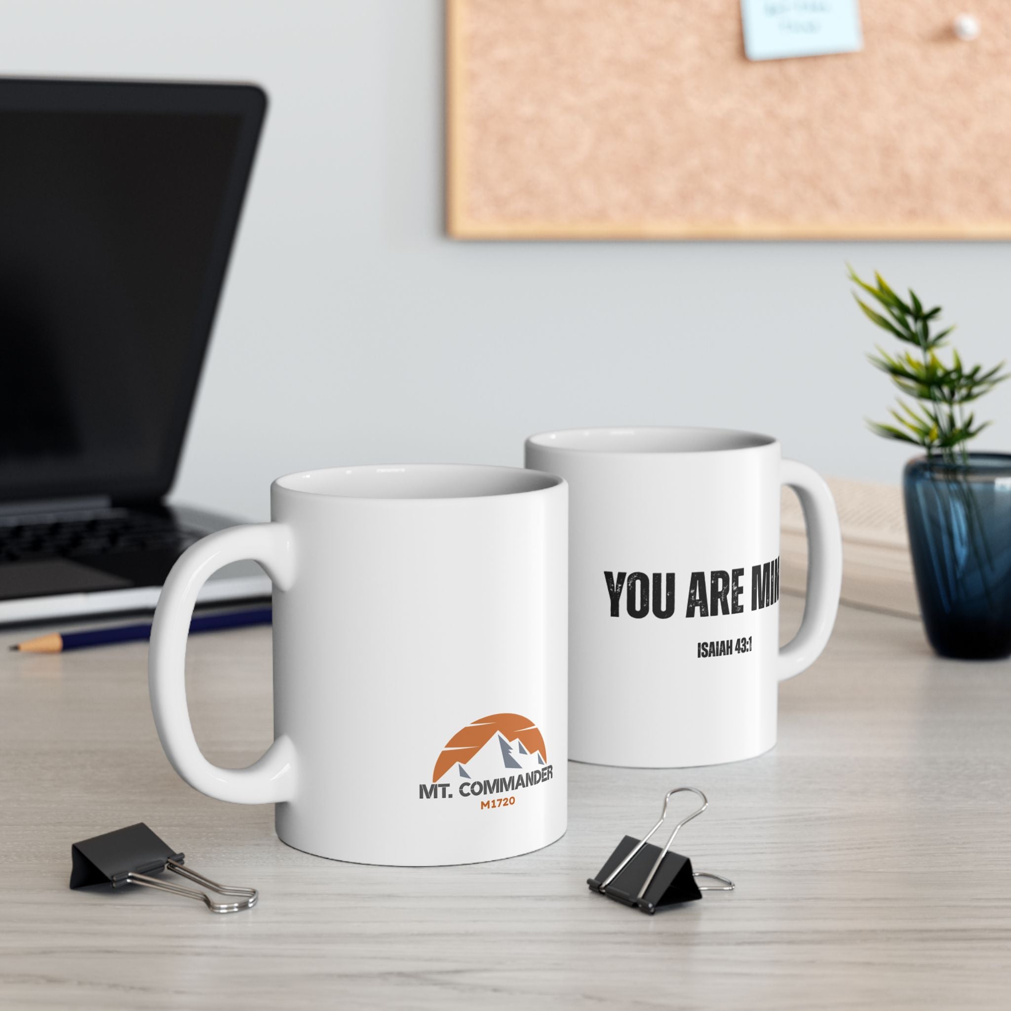 Isaiah 43:1 Ceramic Mug - You Are Mine, Gift for Couples, Cute Coffee Cup, Anniversary, Personalized Kitchenware
