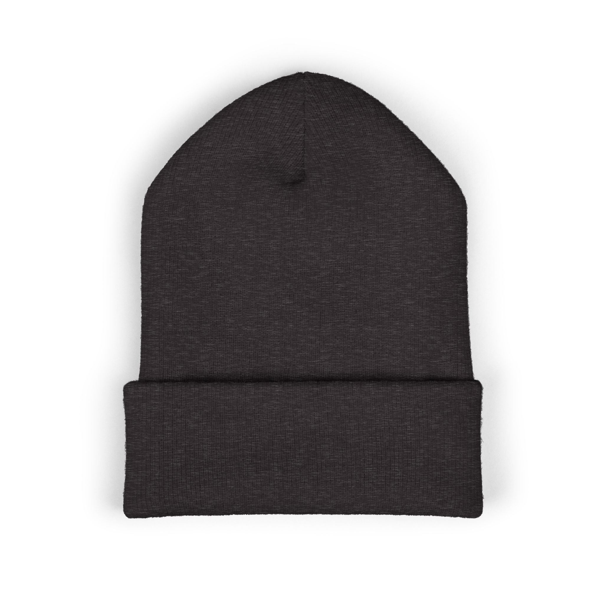 White Embroidered Beanie, Cozy Winter Hat for Outdoor Adventures, Perfect Gift for Him/Her, Skiing, Camping, Casual Wear