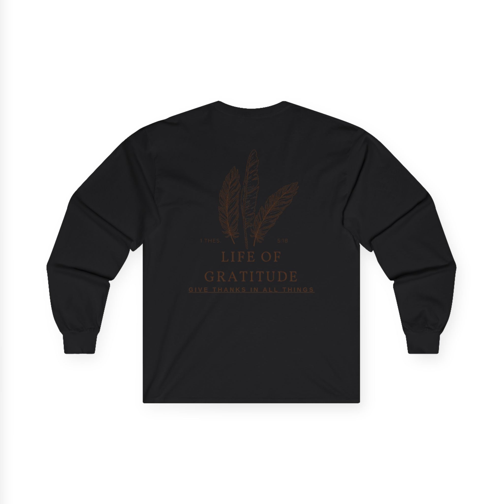Men's 1 Thess. 5:18 Long Sleeve Fall Tee