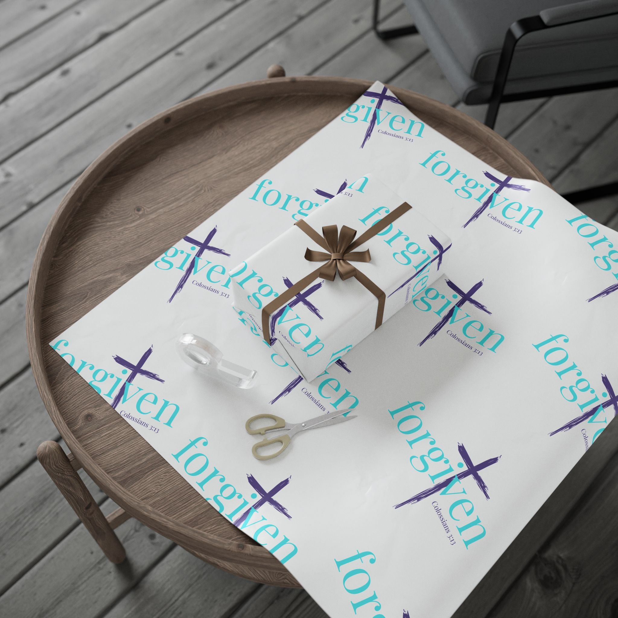 Faith-Inspired Wrapping Paper for Every Occasion, Gift Wrap for Baptism, Christening, Religious Celebrations, Easter, Christmas