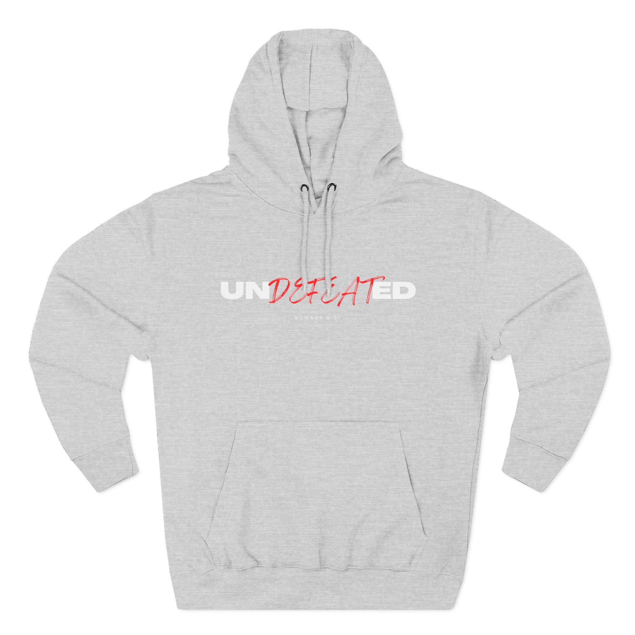 Undefeated Fleece Hoodie - Perfect for Outdoors, Cozy Vibe, Gift for Adventurers, Undisputed Style, Winter Essential