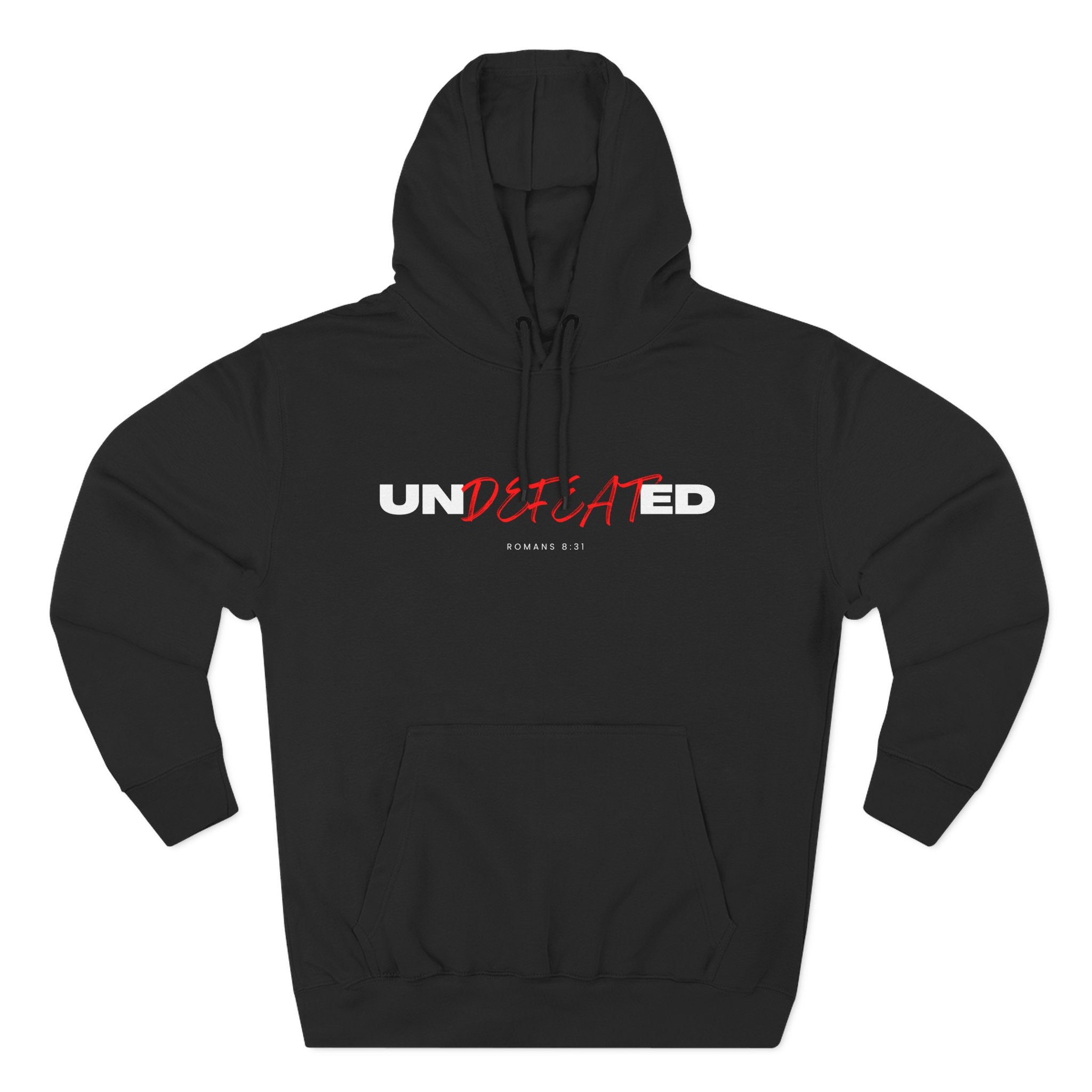 Undefeated Fleece Hoodie - Perfect for Outdoors, Cozy Vibe, Gift for Adventurers, Undisputed Style, Winter Essential