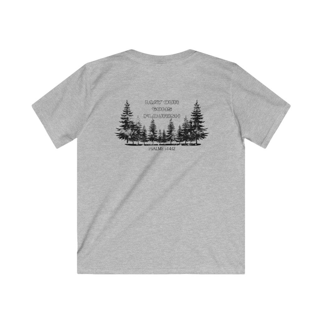 Psalms 144:12 Boys Tee - Nature Lover, Outdoor Fun, Camping Gift, Explore Shirt, Hiking Apparel, Summer Chill