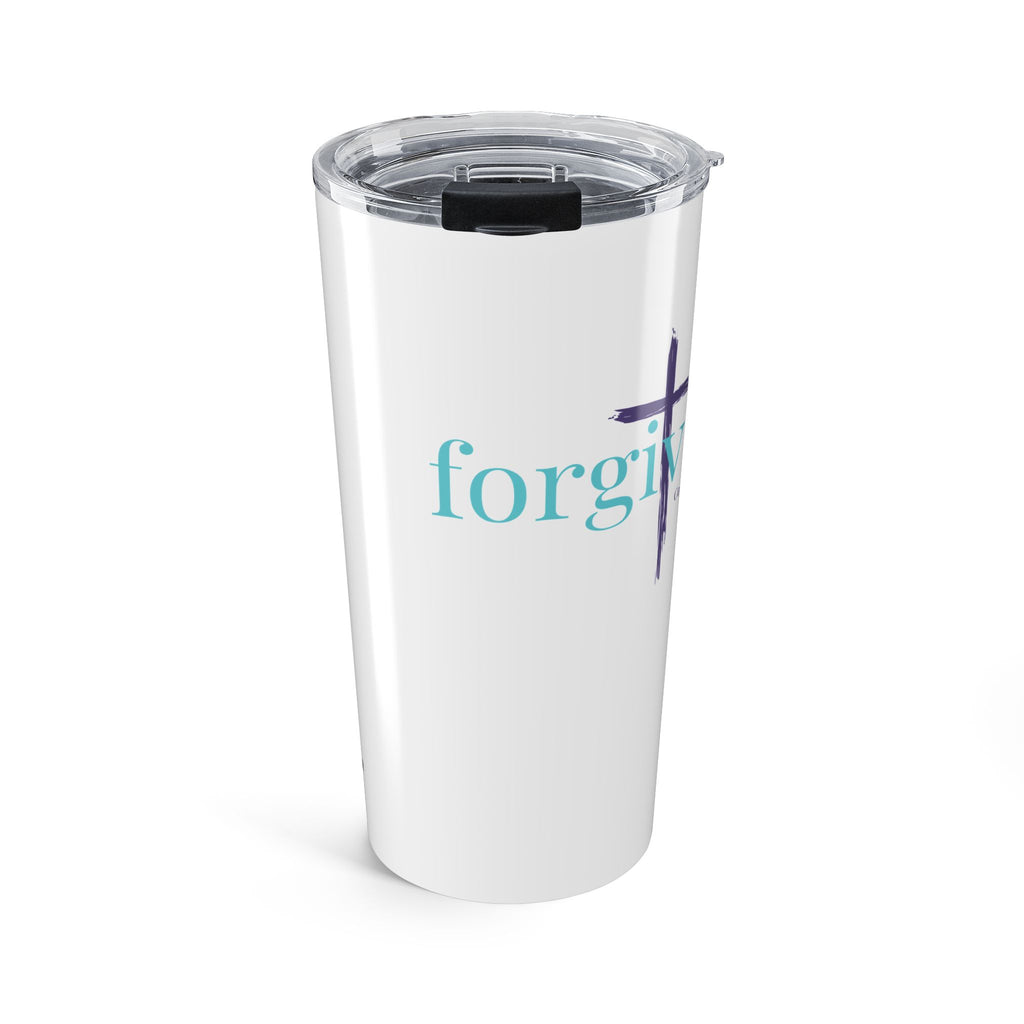 Forgiveness-Themed 20oz Tumbler, Inspirational Travel Mug, Spiritual Gift, Christian Coffee Cup, Positive Affirmation Drinkware