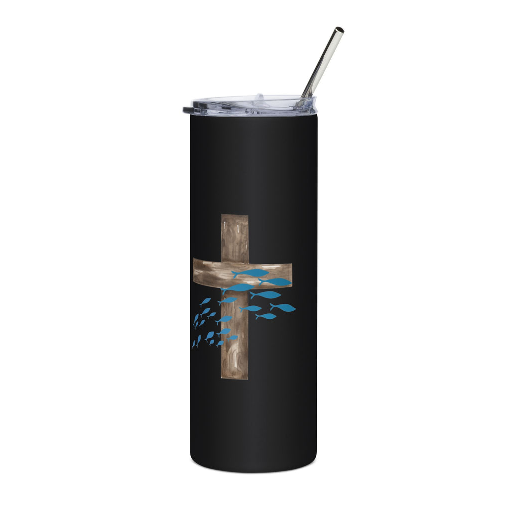 Faith-Inspired Stainless Steel Tumbler - 20oz, Bible Verse Tumblers, Custom Drinkware, Religious Gifts, Inspirational Travel Cups, [...]