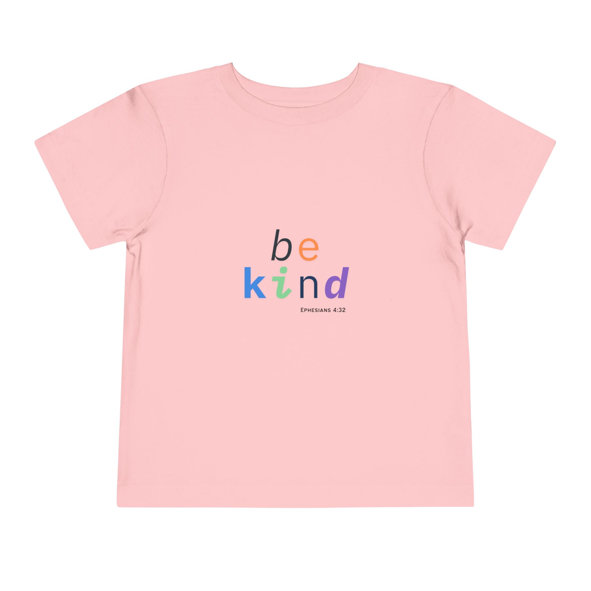 Be Kind Toddler Tee - Be Kind Short Sleeve Shirt, Christian Kids Apparel, Toddler Gift, Faith-Based Clothing, Encouraging Outfits