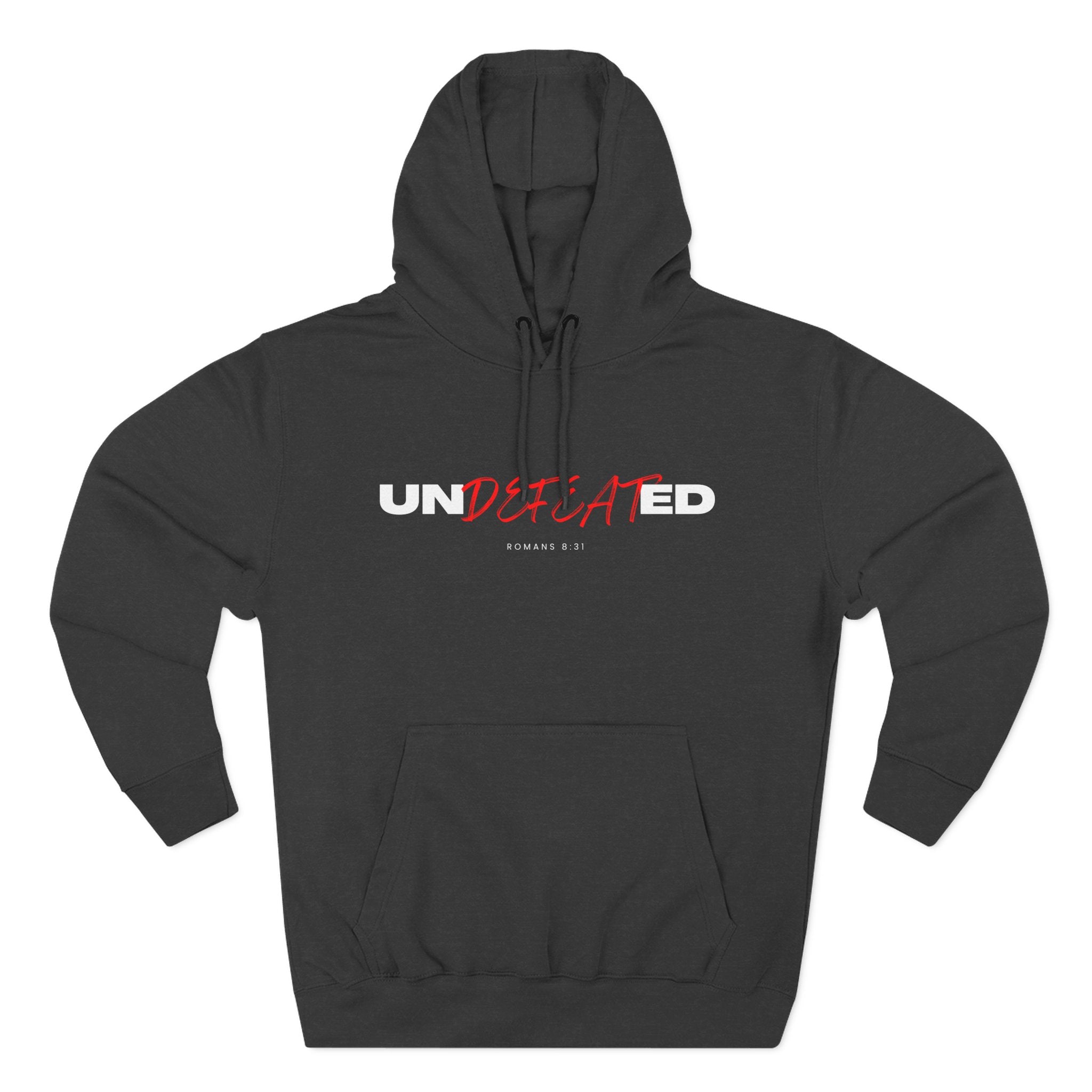 Undefeated Fleece Hoodie - Perfect for Outdoors, Cozy Vibe, Gift for Adventurers, Undisputed Style, Winter Essential