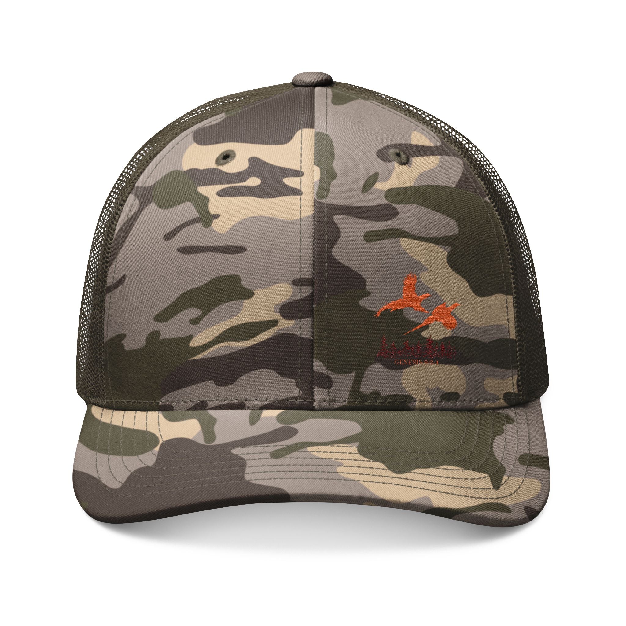 Camouflage Trucker Hat - Stylish Outdoor Apparel, Perfect Gift for Hunters, Fishing & Camping, Adjustable Cap, Trendy Accessory