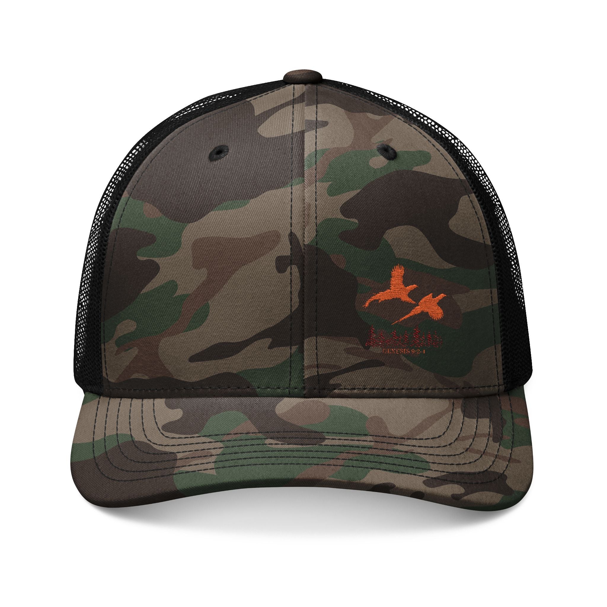 Camouflage Trucker Hat - Stylish Outdoor Apparel, Perfect Gift for Hunters, Fishing & Camping, Adjustable Cap, Trendy Accessory