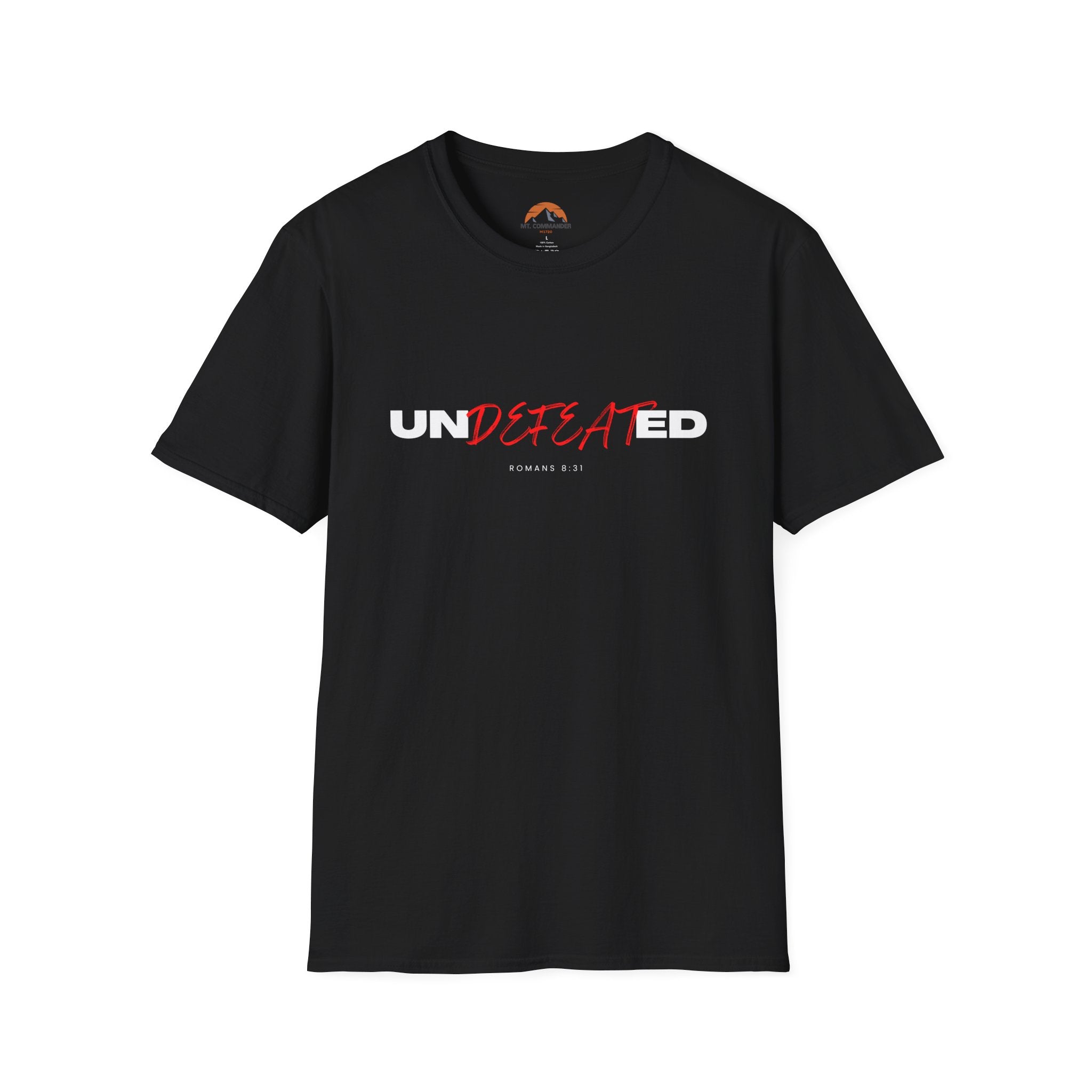 Undefeated T-Shirt - 'UNDEFEATED' Graphic Tee, Casual Wear, Motivational Apparel, Gift for Him/Her, Everyday Comfort