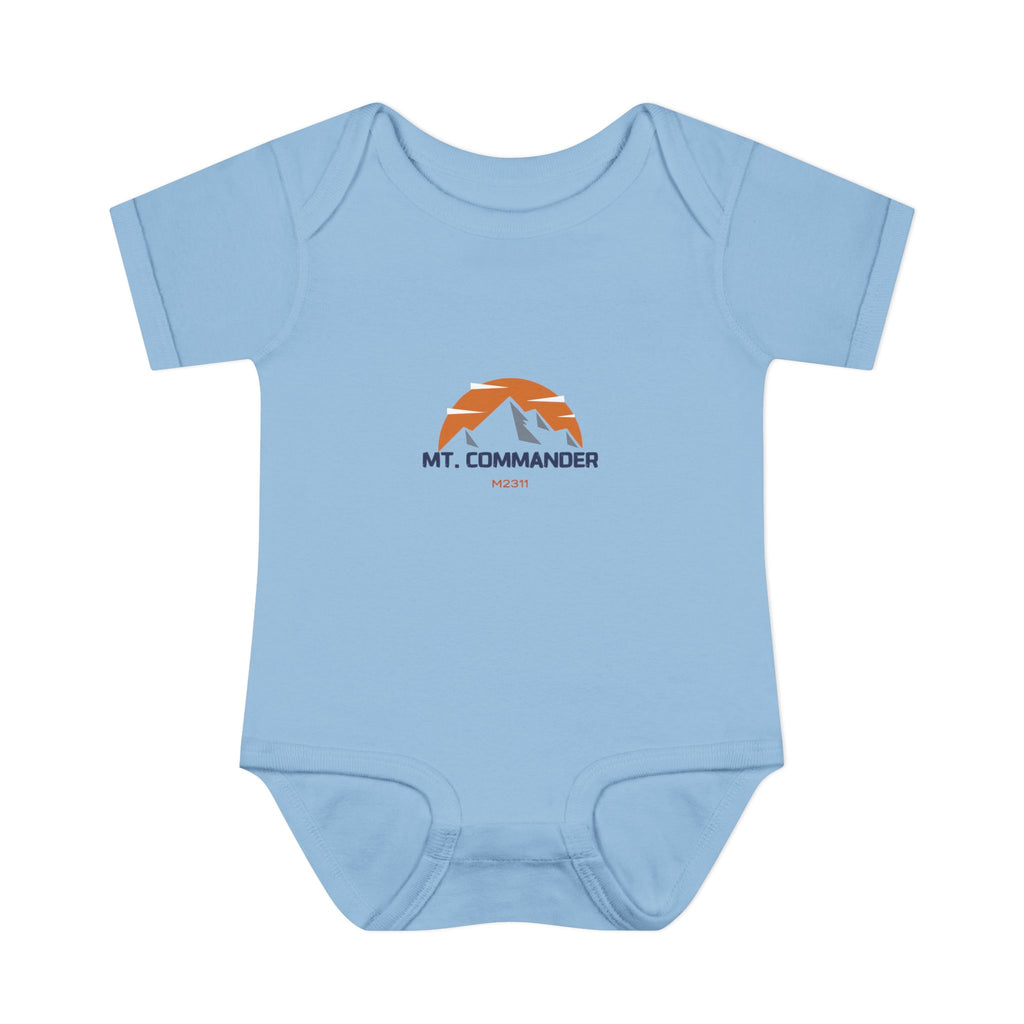 Mountain Commander Mini, Baby Bodysuit, Cute Infant Outfit, Newborn Gift, Baby Shower Present, Outdoor Adventure Clothing