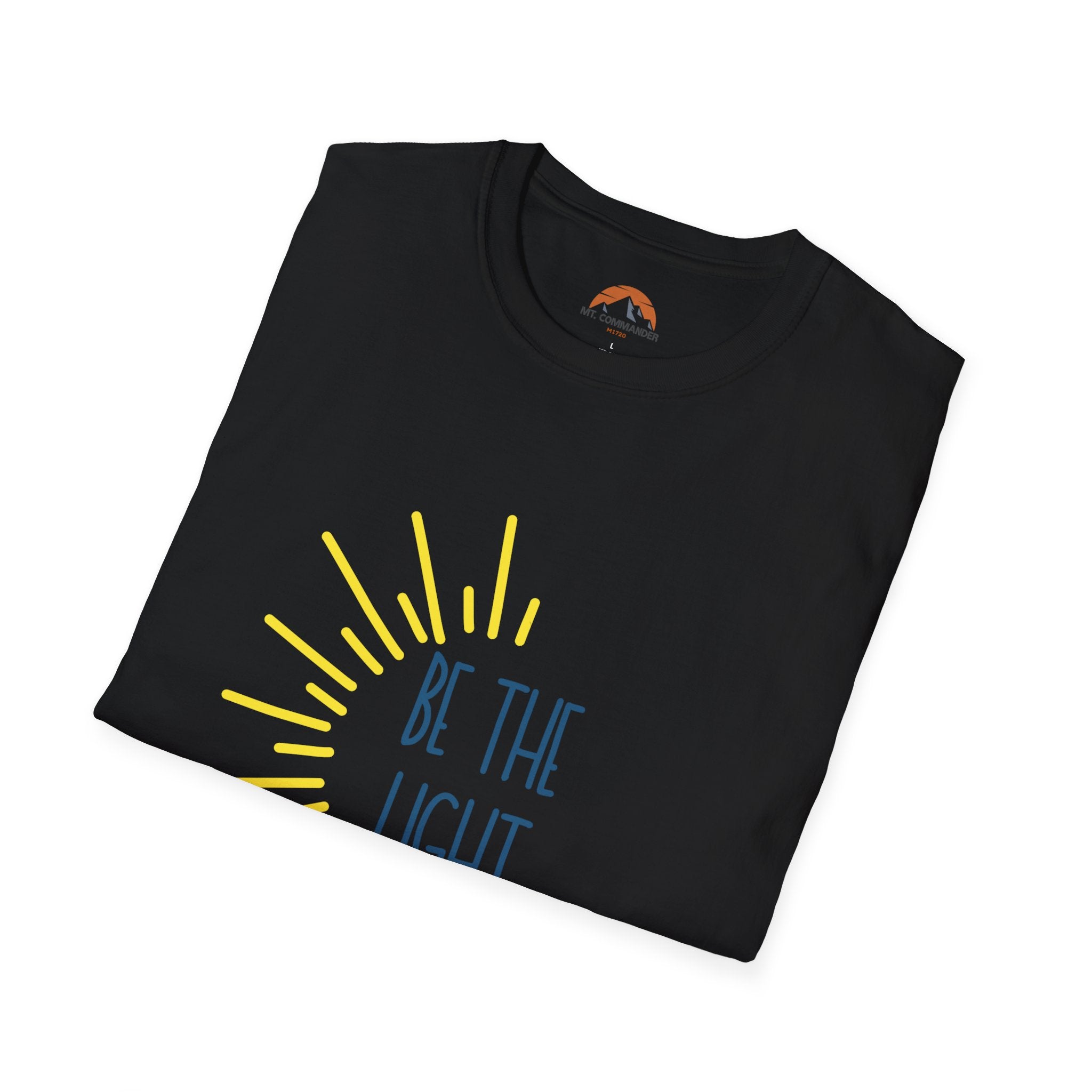 Be The Light T-Shirt for Everyday Wear, Faith-Based Apparel, Gift for Friends, Christian Message Tee, Positive Vibes Clothing, Summer Style