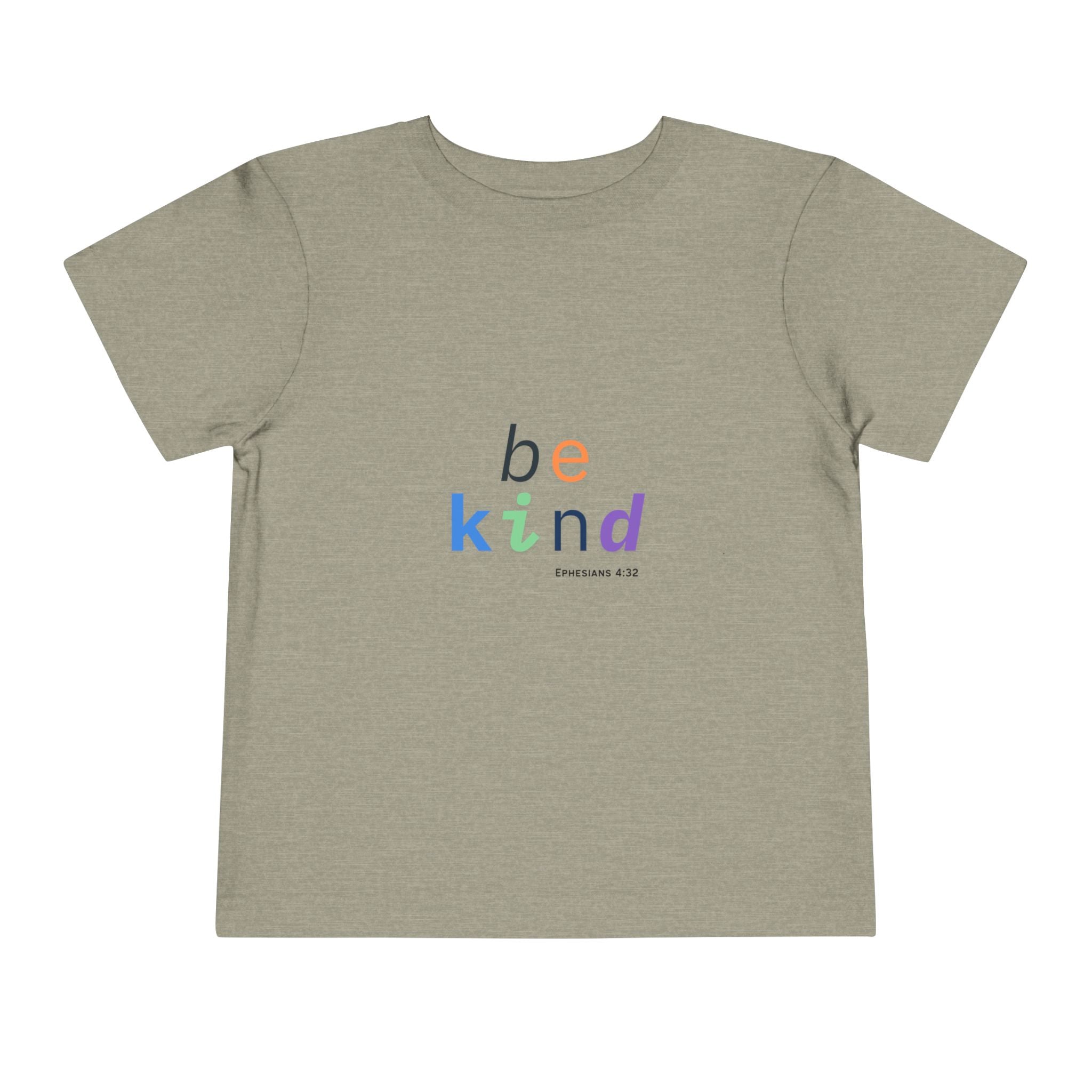 Be Kind Toddler Tee - Be Kind Short Sleeve Shirt, Christian Kids Apparel, Toddler Gift, Faith-Based Clothing, Encouraging Outfits
