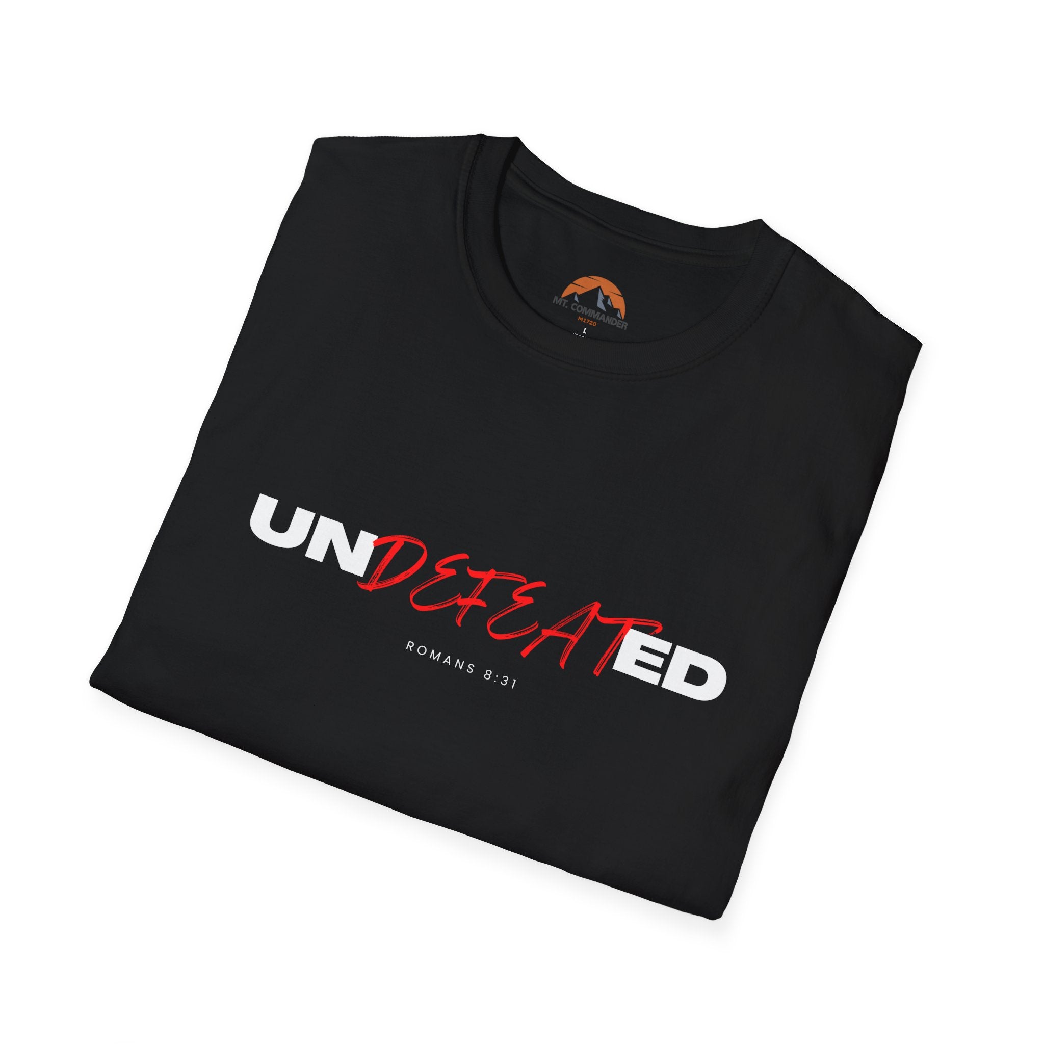 Undefeated T-Shirt - 'UNDEFEATED' Graphic Tee, Casual Wear, Motivational Apparel, Gift for Him/Her, Everyday Comfort