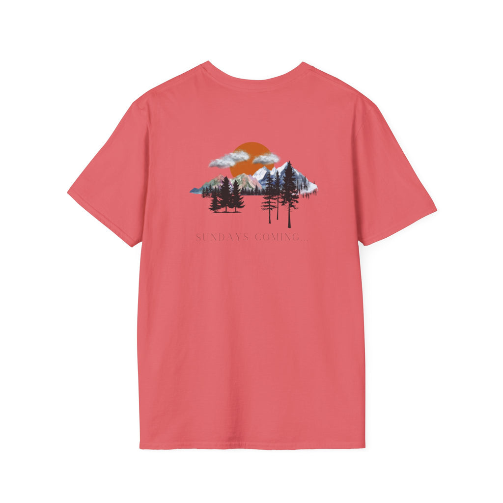 Sundays Coming T-Shirt | Nature Lover Shirt, Adventure Tee, Summer Outfit, Camping Apparel, Gift for Outdoorsy Friends