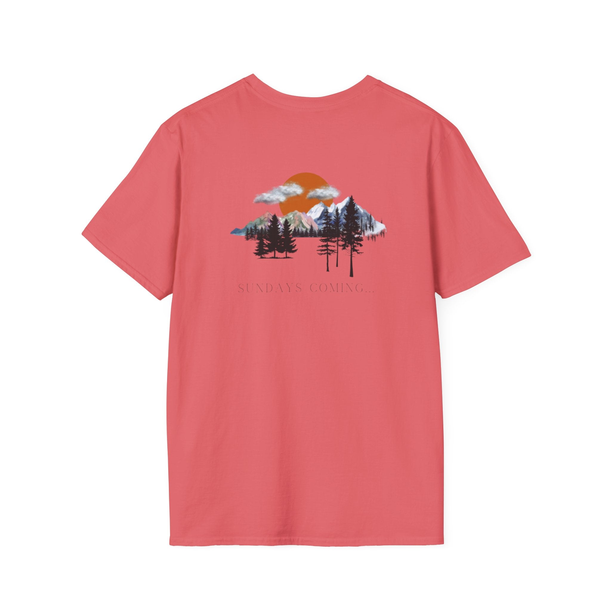 Sundays Coming T-Shirt | Nature Lover Shirt, Adventure Tee, Summer Outfit, Camping Apparel, Gift for Outdoorsy Friends