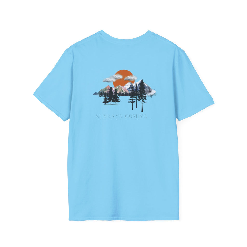 Sundays Coming T-Shirt | Nature Lover Shirt, Adventure Tee, Summer Outfit, Camping Apparel, Gift for Outdoorsy Friends