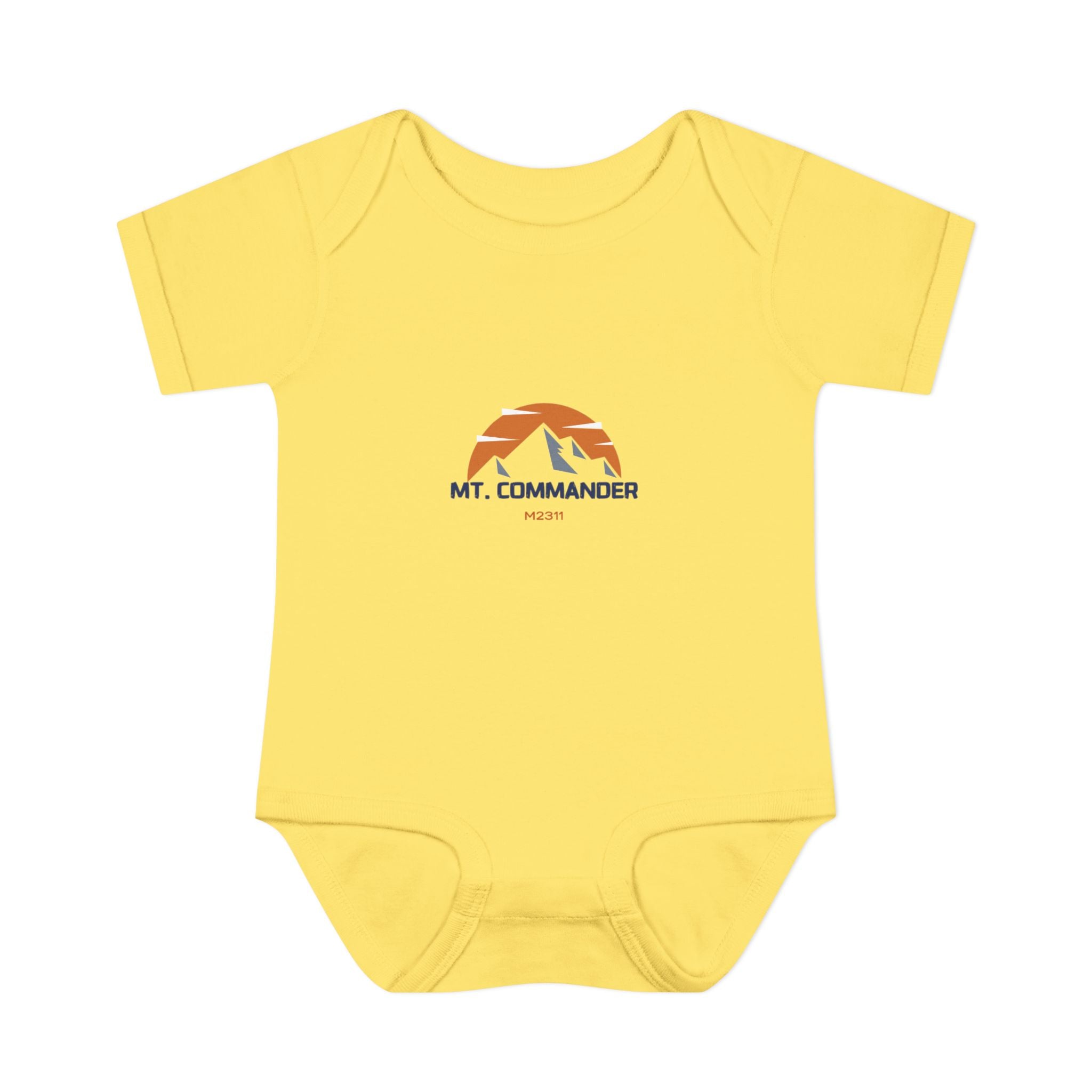 Mountain Commander Mini, Baby Bodysuit, Cute Infant Outfit, Newborn Gift, Baby Shower Present, Outdoor Adventure Clothing