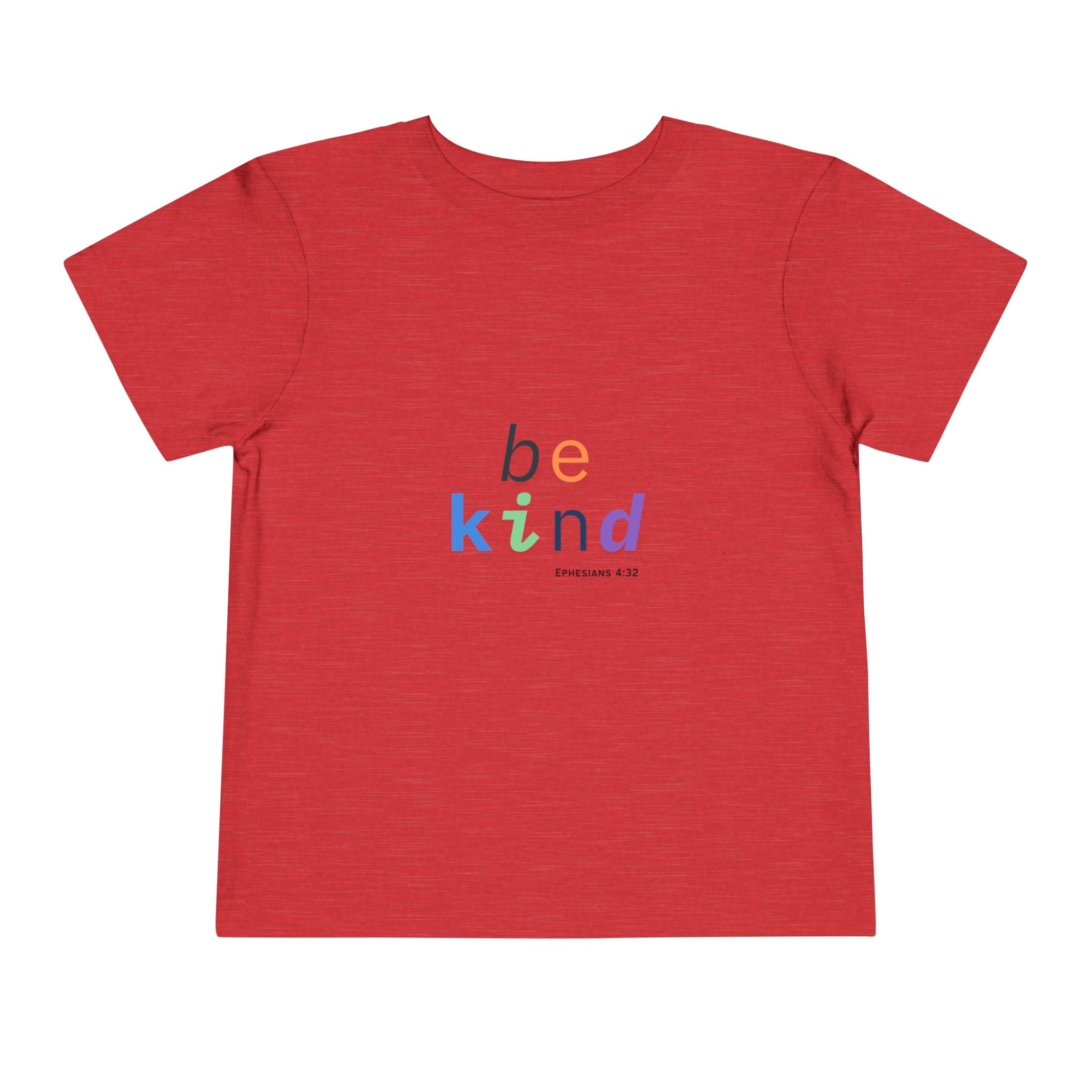 Be Kind Toddler Tee - Be Kind Short Sleeve Shirt, Christian Kids Apparel, Toddler Gift, Faith-Based Clothing, Encouraging Outfits