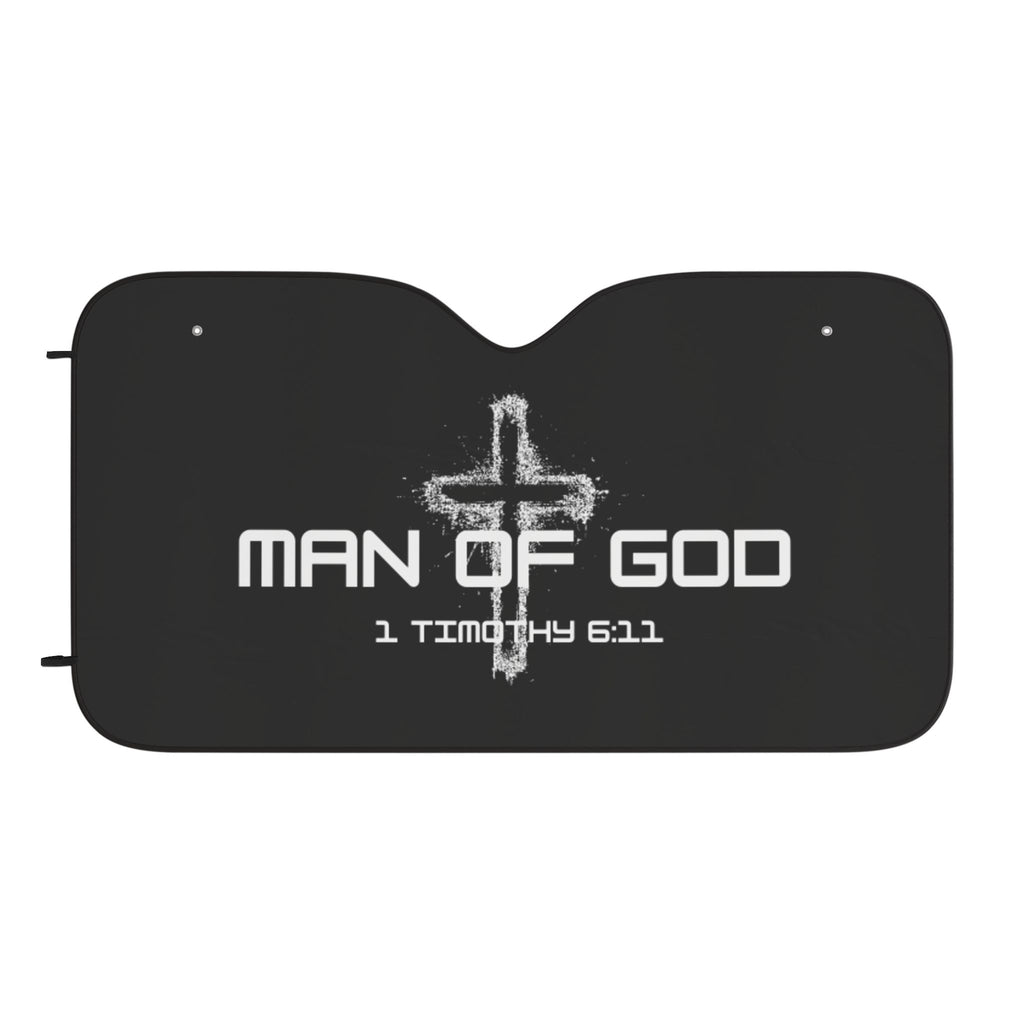 Christian Car Sun Shades, Man of God Design, UV Protection, Religious Gift, Auto Accessories, Father's Day, Car Decor