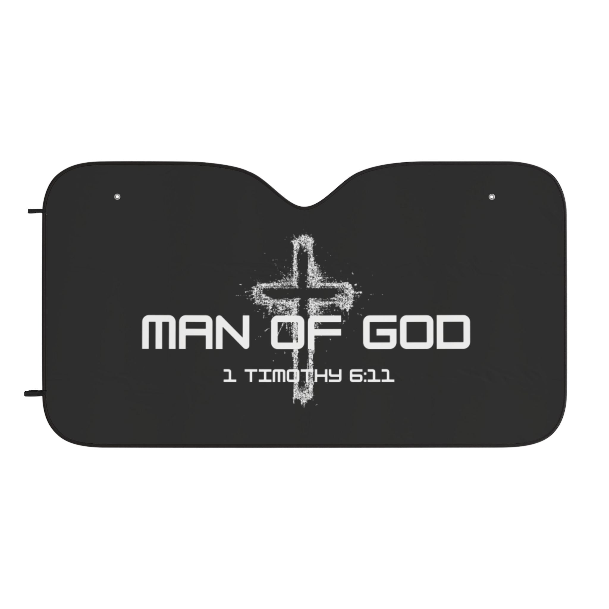 Christian Car Sun Shades, Man of God Design, UV Protection, Religious Gift, Auto Accessories, Father's Day, Car Decor
