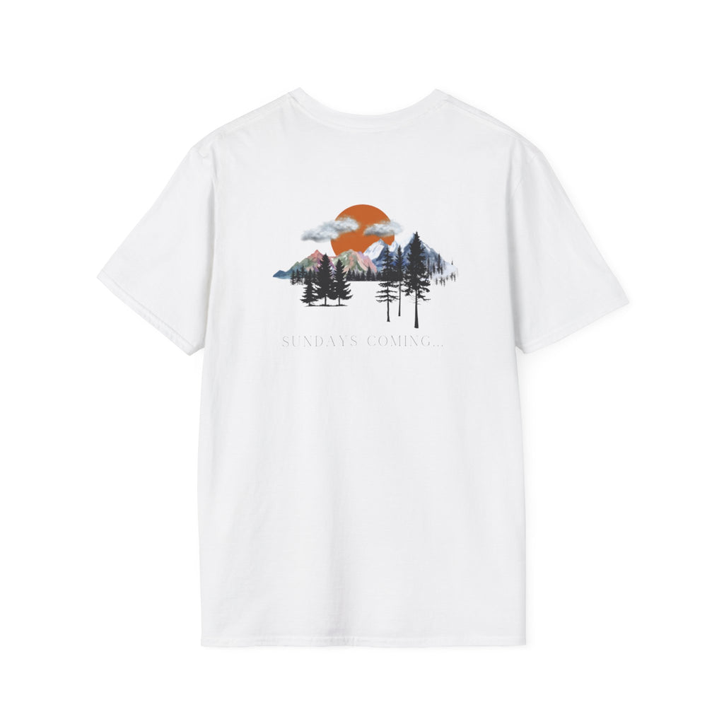 Sundays Coming T-Shirt | Nature Lover Shirt, Adventure Tee, Summer Outfit, Camping Apparel, Gift for Outdoorsy Friends