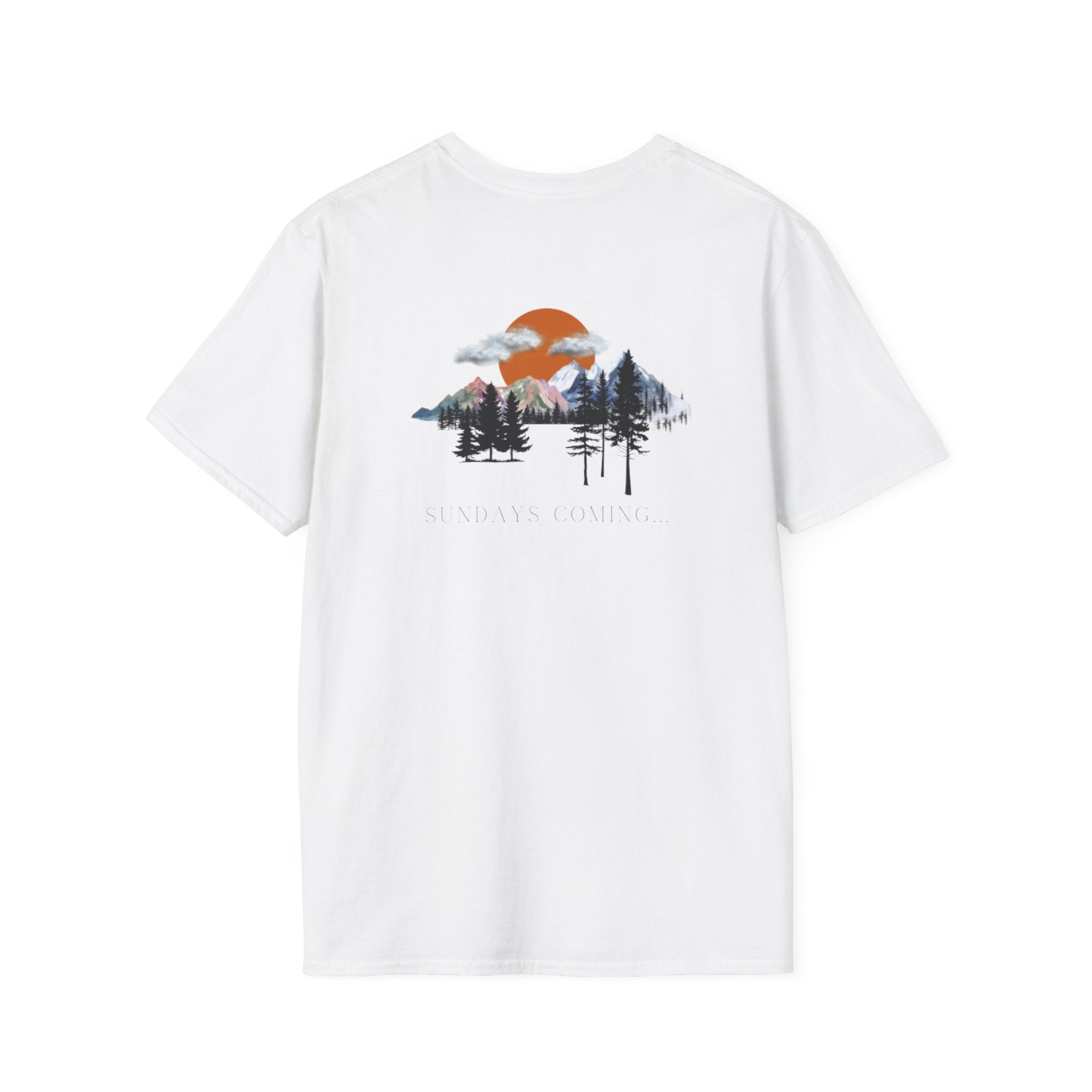 Sundays Coming T-Shirt | Nature Lover Shirt, Adventure Tee, Summer Outfit, Camping Apparel, Gift for Outdoorsy Friends