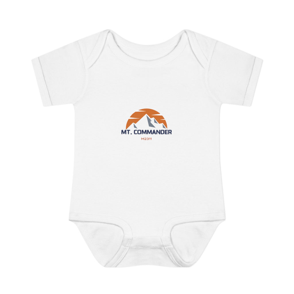Mountain Commander Mini, Baby Bodysuit, Cute Infant Outfit, Newborn Gift, Baby Shower Present, Outdoor Adventure Clothing